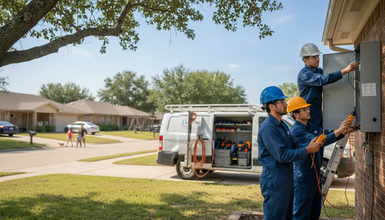 Certified electrician providing emergency electrical services in Stanley, NM